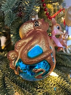 Old world christmas octopus glass ornament Outlet