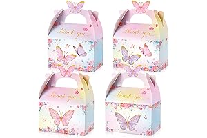 24 Pcs Butterfly Trunk or Treat Favor Boxes