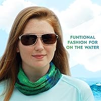 Vista 5 de Flying Fisherman womens Pull on Sun Protection for Face & Neckbalaclavas-headwear