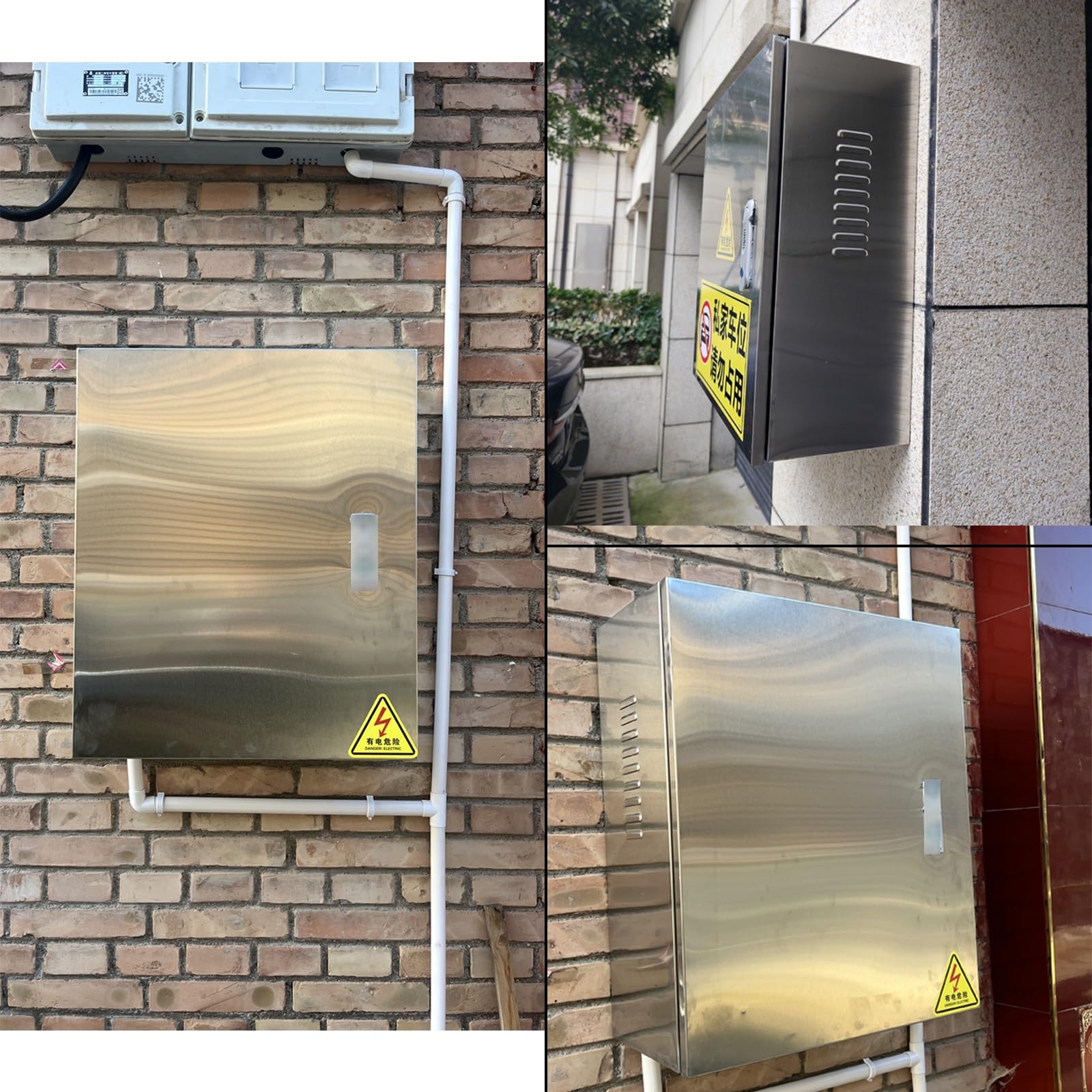 Schutzbox für EV Charger, Wallbox mit Digitalem Sicherheitsschloss, Gehäuse für Elektrofahrzeug Ladegeräte im Außenbereich, Universelle Abdeckung(50x25x70CM/20x10x28IN)
