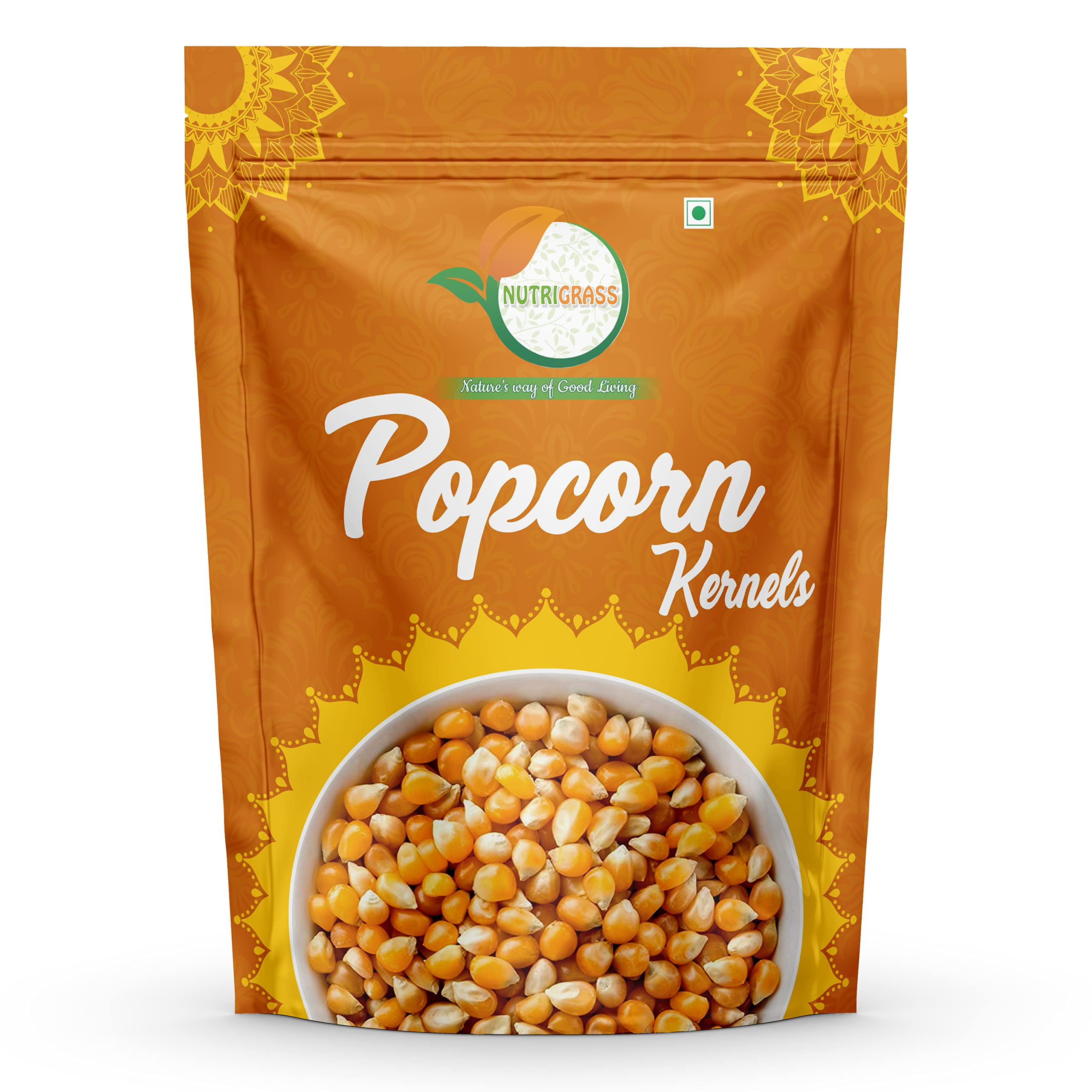 Buy GRASS Popcorn Kernels, 2kg (Ready to Pop, Makes Delicious and