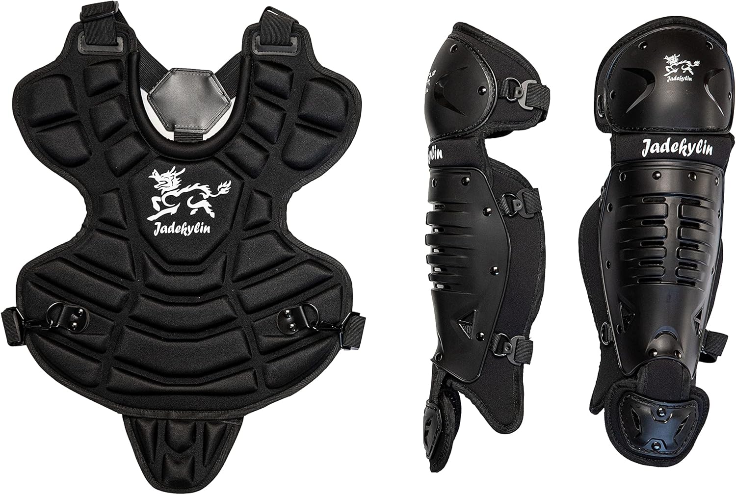 Jadekylin 12" Baseball Catcher Gear Youth Age 5 to 8 (Black) : Sports & Outdoors