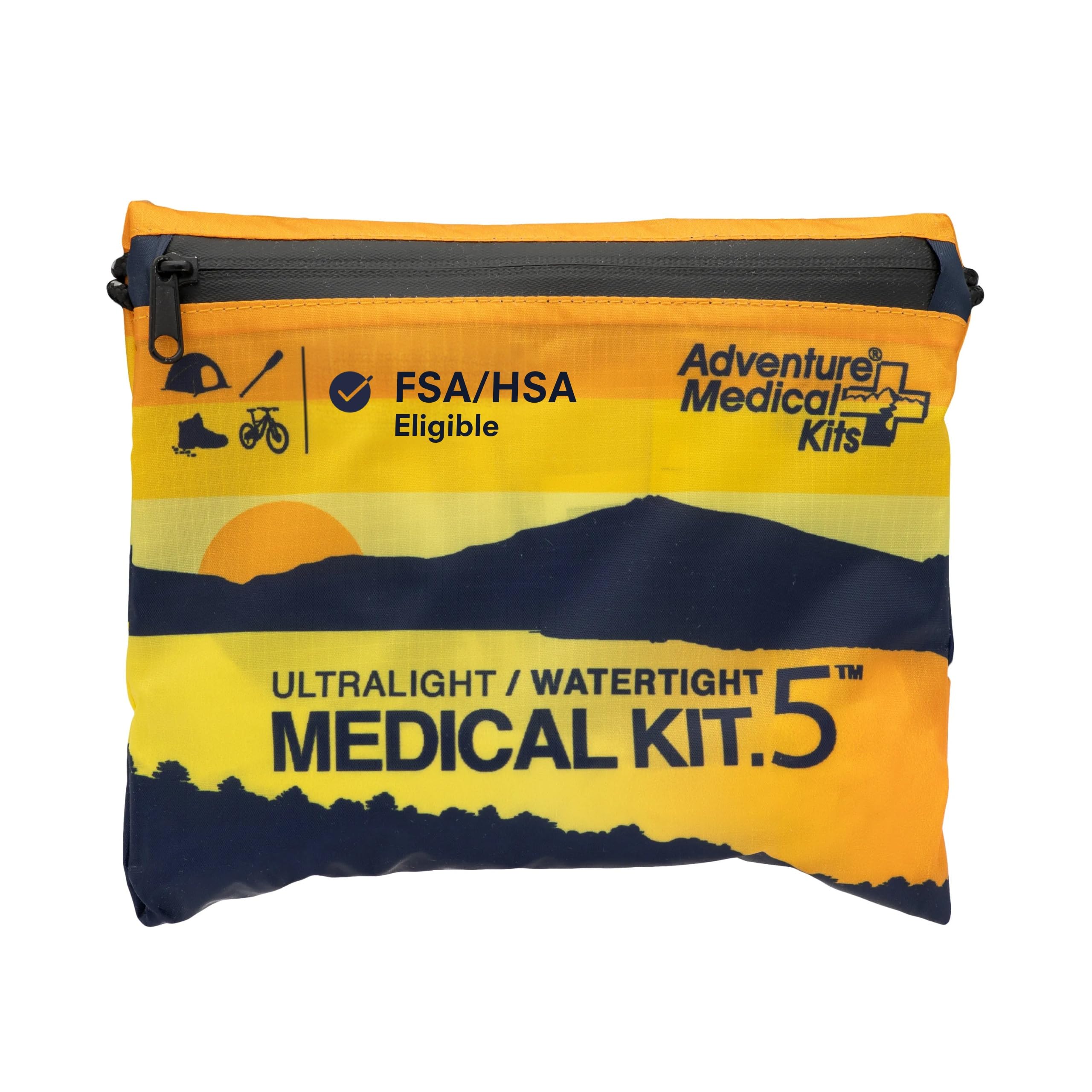 Adventure Medical Kit Ultralight/Watertight Medical Kit .5 - Up to 2 People, Up to 2 Days - Includes Bandages, Blister Essentials & More - Perfect for Hiking, Biking & Climbing