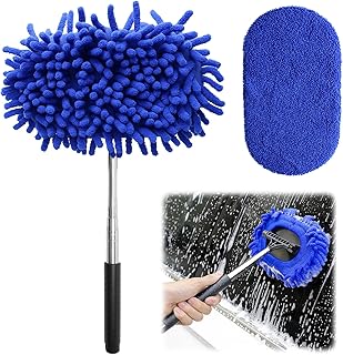 Sponsored You’re seeing this ad based on the product’s relevance to your search query.Learn more about this advertisement Windscreen Cleaner Inside, Car Windscreen Cleaner with 2 Microfibre Pads, Car Windscreen Cleaner with Elastic Handle, 180 Degree Rotation, for Car Glass Cleaning, Windscreen Cleaning