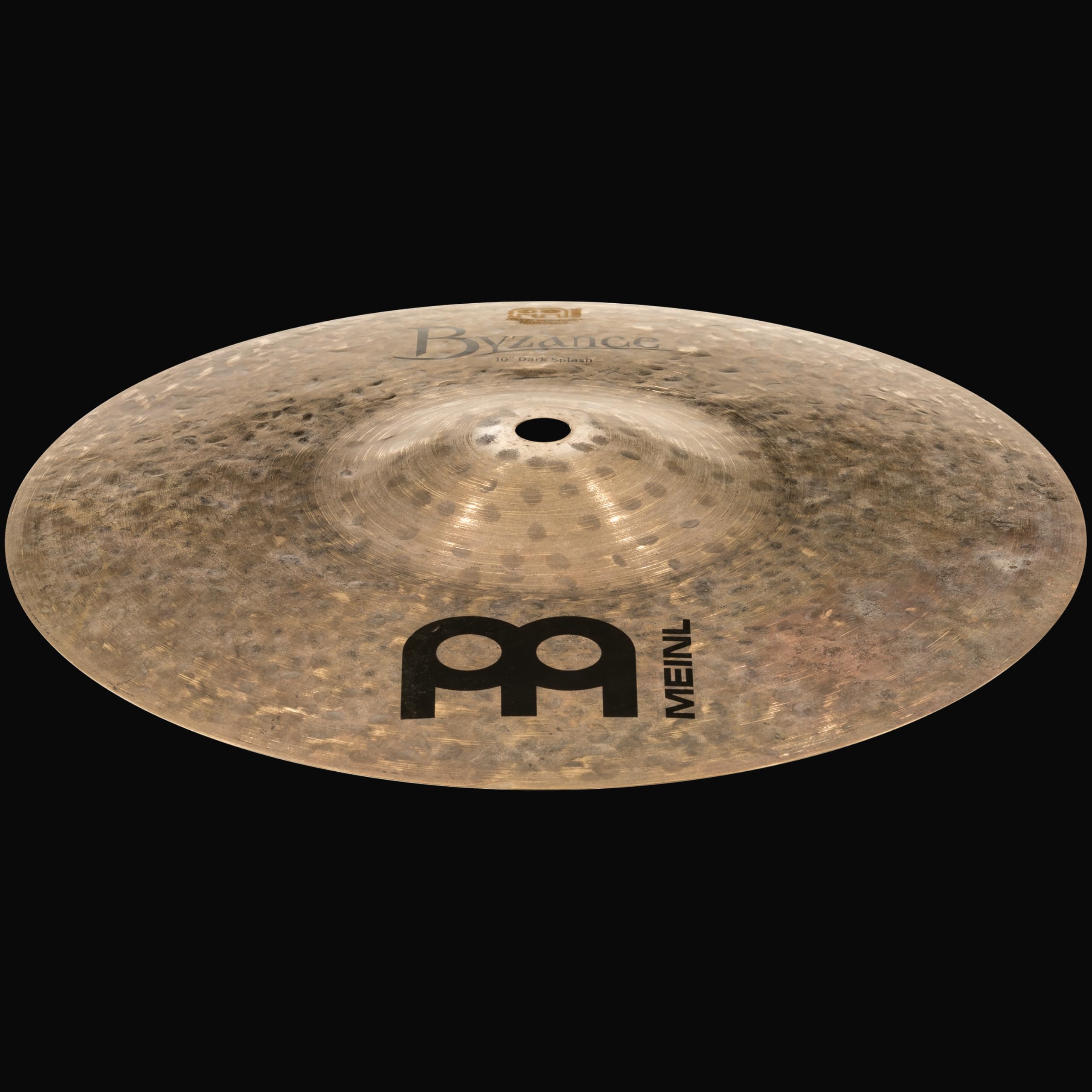 Meinl Cymbals Byzance Dark Splash 10 Zoll (Video) Schlagzeug Becken (25,40cm) B20 Bronze, Dunkles Finish (B10DAS)