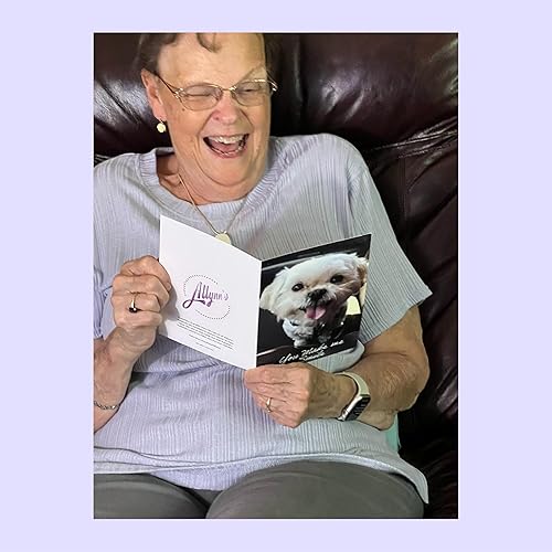 Miniatura 5 de You Make Me Smile - Tarjeta de felicitación para perro, tarjeta Shih Tzu, tarjeta de amistad activa (paquete de 1)