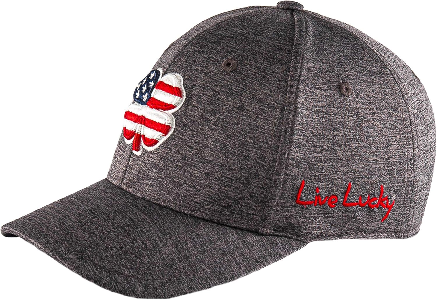 Black Clover mens Usa Flag Heather Hat