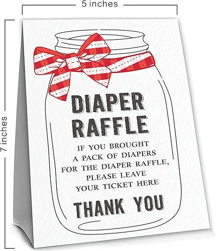 Miniatura 2 de Baby-Q - Kit de fiesta de baby shower, con lazo y boletos, decoraciones, recuerdos