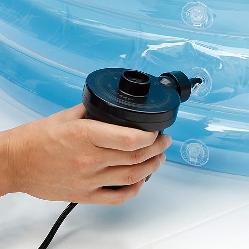 Miniatura 4 de Play Day Deluxe - Piscina familiar hinchable de 10 pies para niños y adultos con bomba de aire eléctrica universal