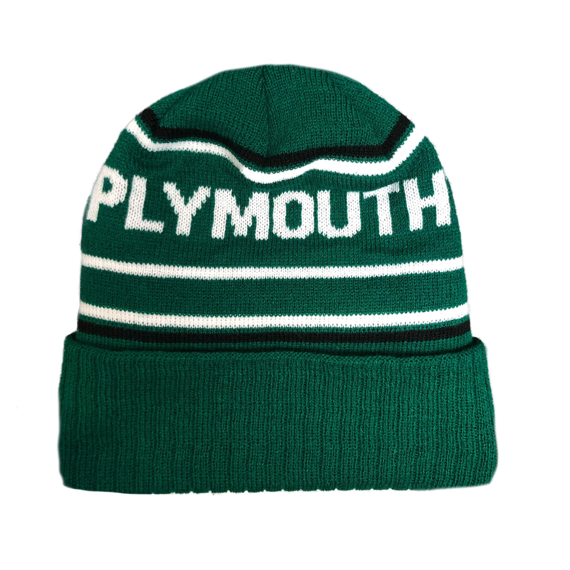 Beyond Happy Unisex Bronx Hat Plymouth Argyle Green And White Ski Hat - Stylish Winter Hat For Argyle Football Supporters (Uk, Alpha, One Size, )