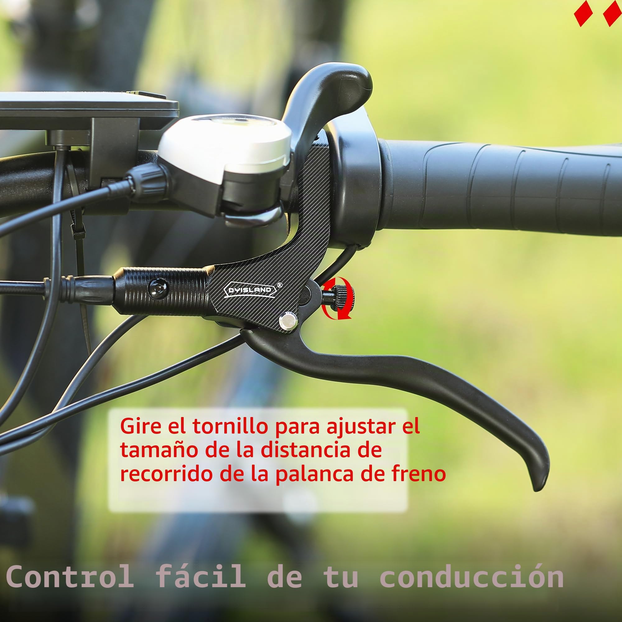 LD-200 Juego de Frenos de Disco hidráulico de 2 pistones para Bicicleta eléctrica, Kit de Freno hidráulico de 2 Pines
