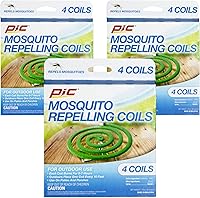 Vista 1 de PIC - Bobinas repelentes de mosquitos para espacios al aire libre, caja de 4 unidades, paquete de 3 (12 unidades en total)