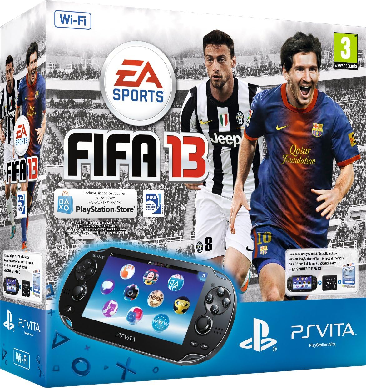 Sony Ps Vita Wifi 4gb Fifa 13 Amazon Co Uk Pc Video Games