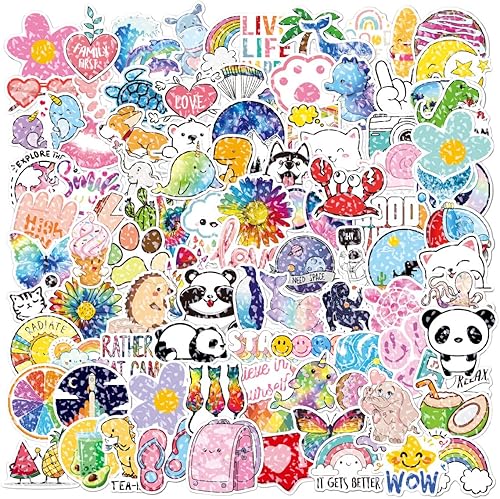 Miniatura 5 de 100 hojas holográficas láser ins pequeñas pegatinas frescas taza de agua equipaje computadora teléfono caso pegatinas creativas