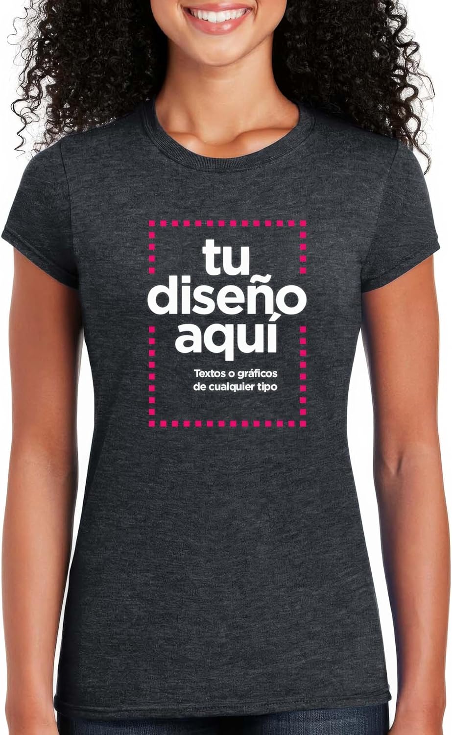 Camisetas Personalizadas Online 100% Algodón Estampado Frontal