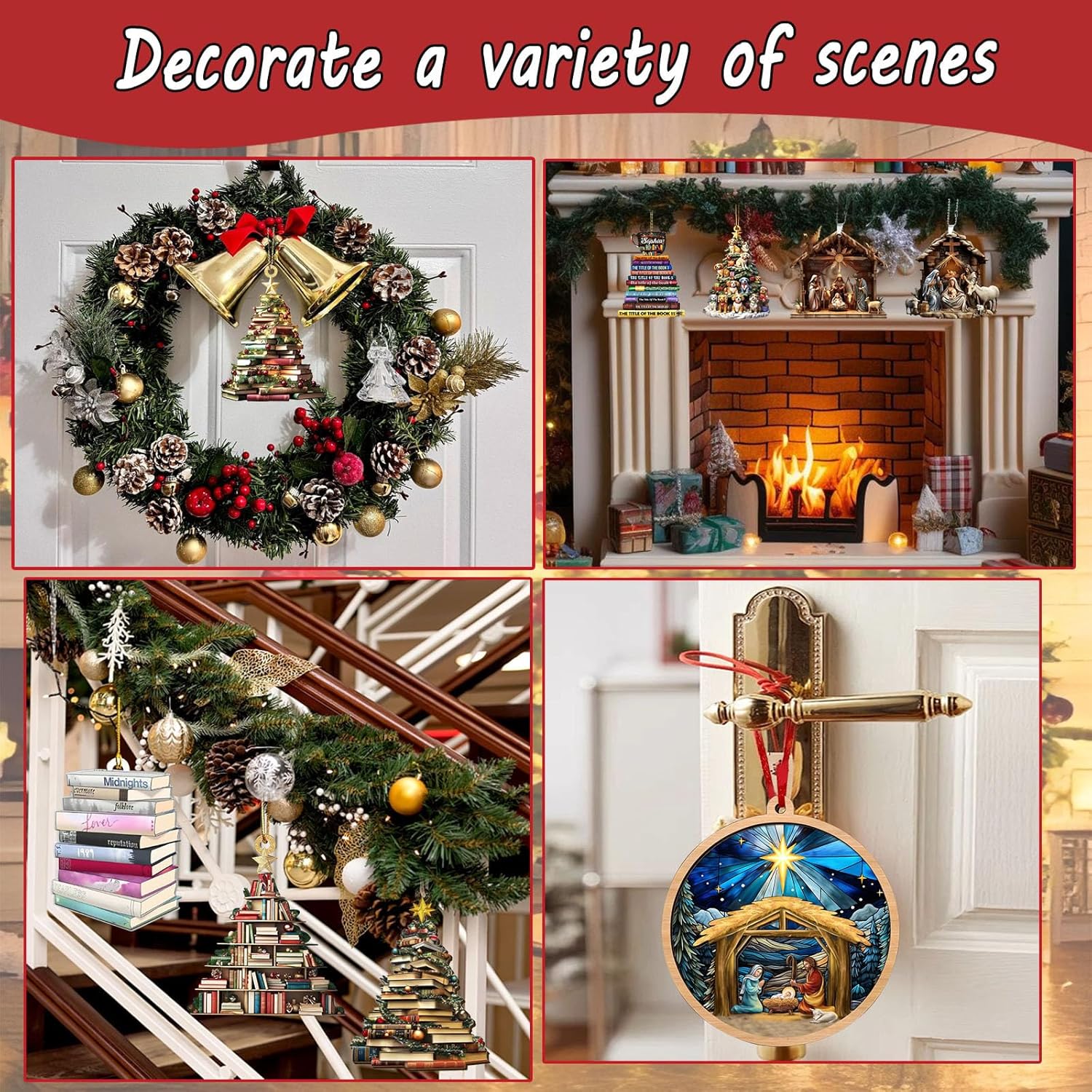 Christian Gifts for Women, Men - Christmas Ornaments 2025,Religious Christian Gifts for Women ,Nativity Scene Ornament ,Xmas Hanging Keepsake - Image 4