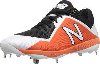 orange and black cleats baseball