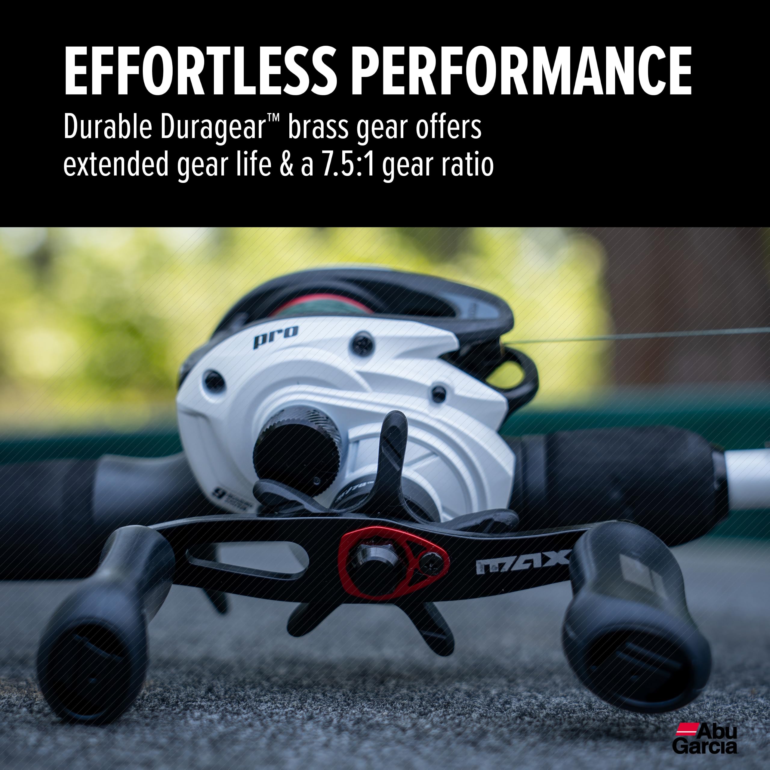Abu Garcia 7' Max Pro Fishing Rod and Reel Combo, 9 Ball Bearings