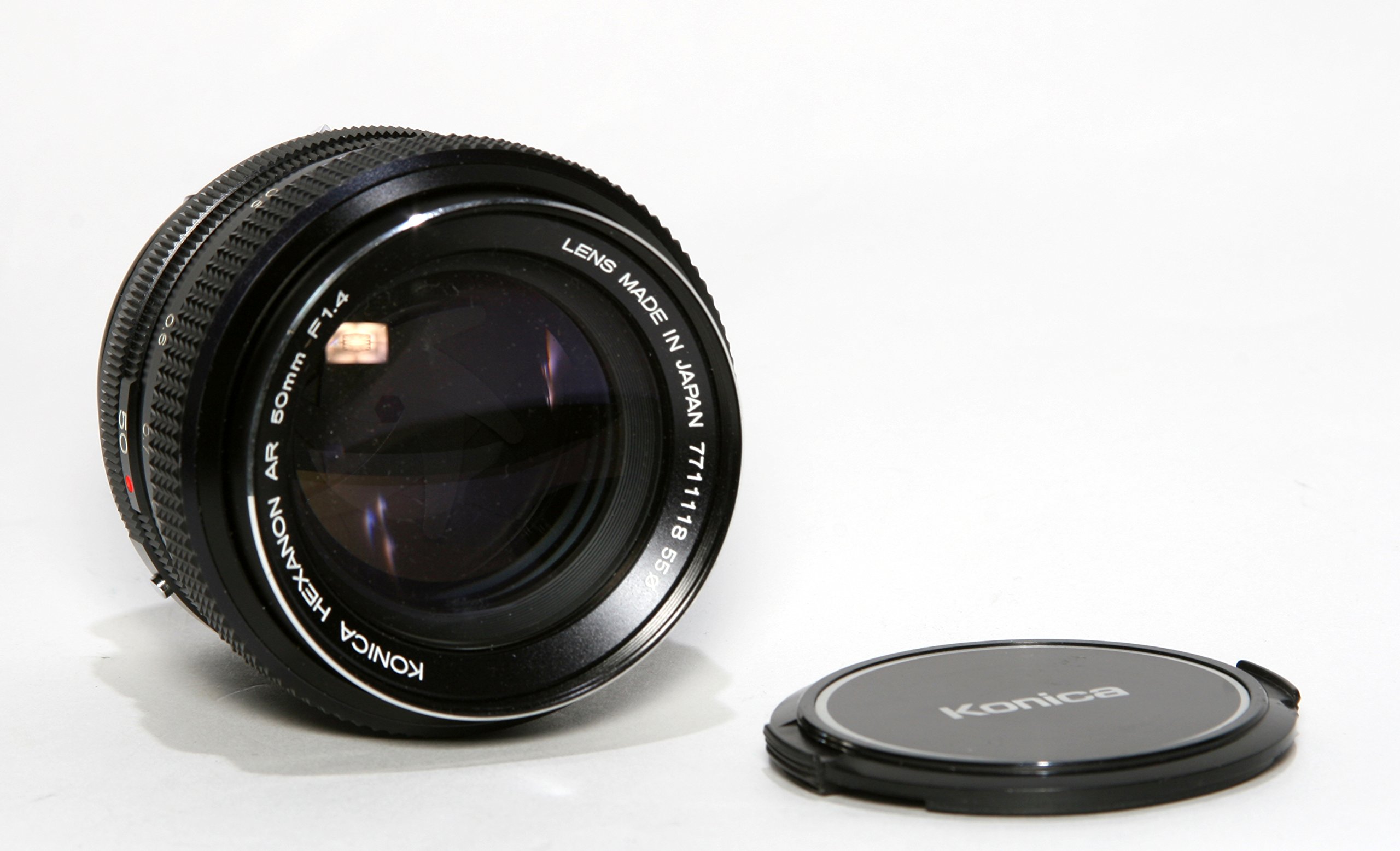 Objectif Konica Hexanon Ar Auto Réflexe 50mm 50 MM 1.4 1:1.4