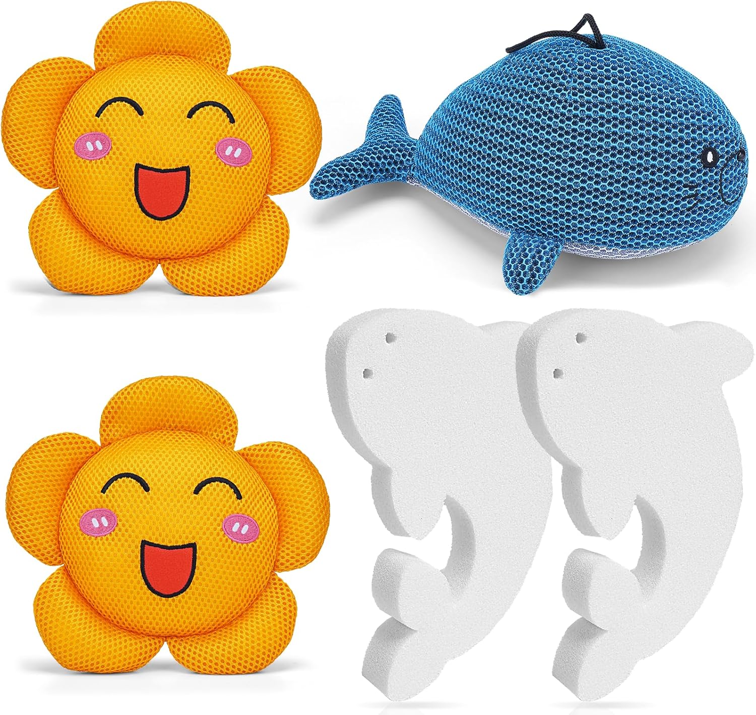 Hot Tub Scum Absorber Sponge 5 Pack Oil Absorbing Scum Sponge for Inflatable Hot Tub Spa Swimming Pool Hot Tub Accessories Cleaner