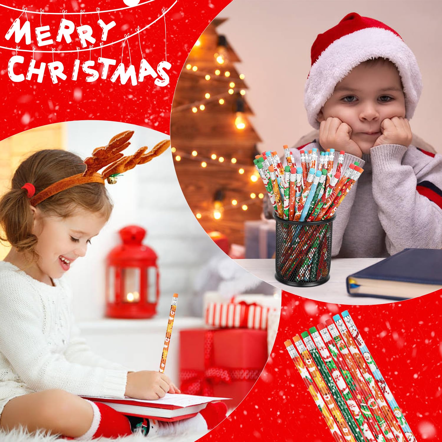 24 Bracelets Slap De Noël Pour Enfants – Cadeaux Festifs, Prix De Classe – Similicuir Coloré - 9