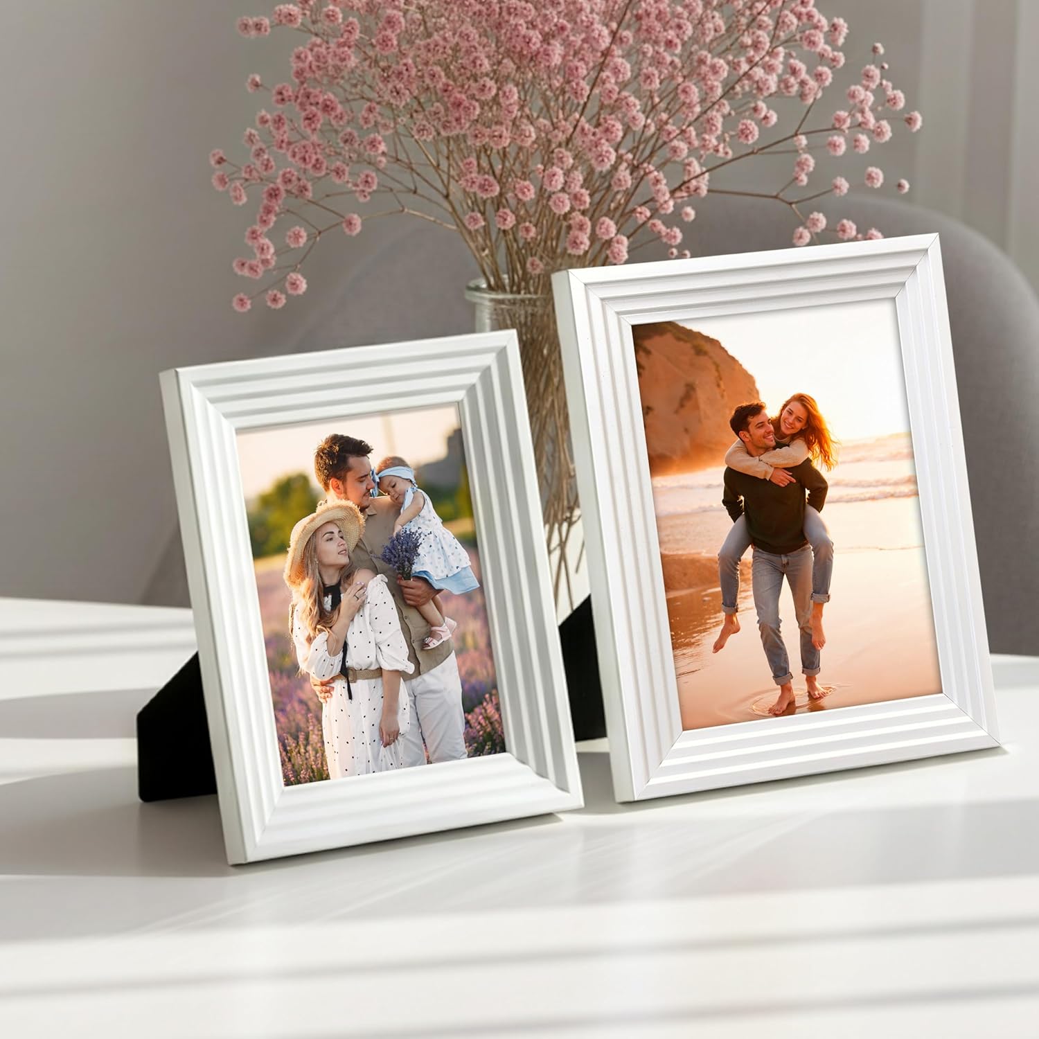 Art Street Table Photo Frame/Picture Frame for Desk (Photo Size 5×7 And 4×6) Designer Photo Frame for Home and Office Table Decor (Set of 2) Art Street Table Photo Frame/Picture Frame for Desk (Photo Size 5×7 And 4×6) Designer Photo Frame for Home and Office Table Decor (Set of 2)