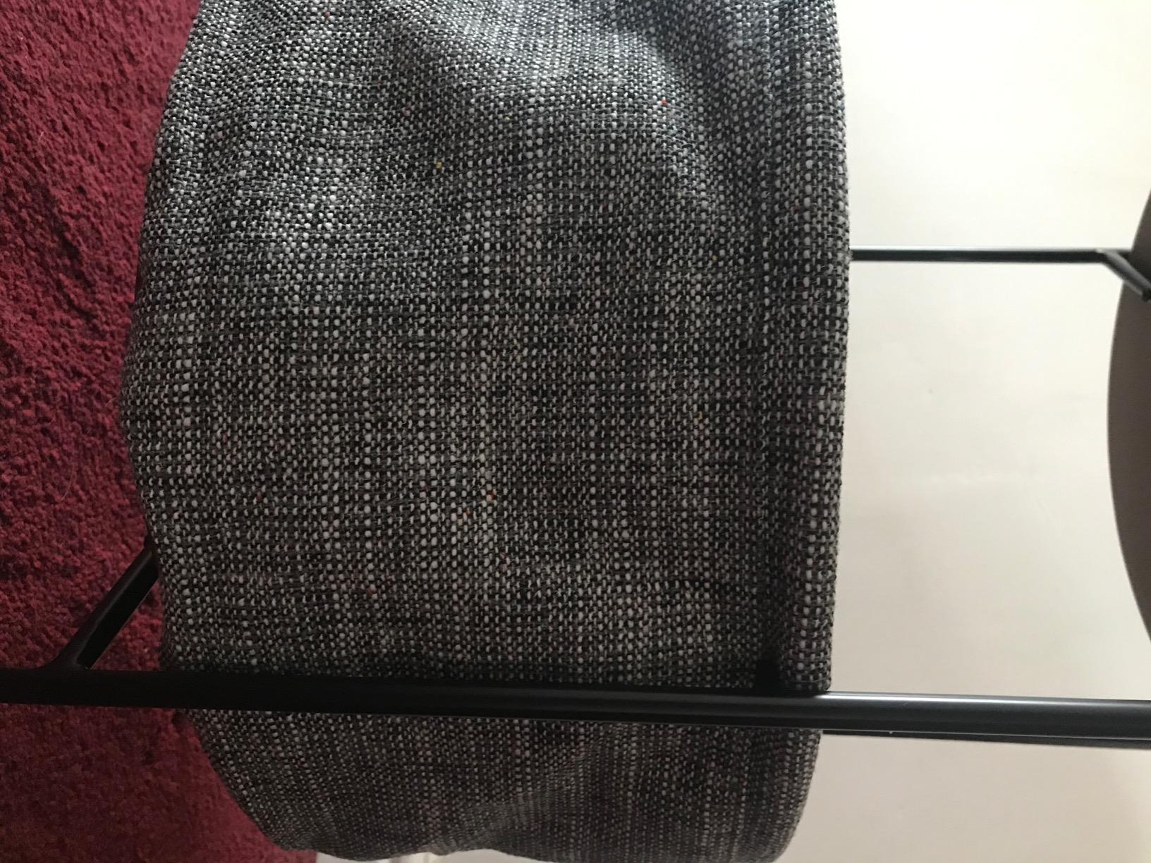 Amazon Brand Rivet Meeks Round Storage Basket Side Table, 42.4 x 59.9