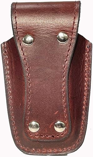 Miniatura 2 de Funda de piel auténtica personalizada, compatible con Victorinox, navaja suiza (5-8 capas) Huntsman, Swiss Champ, Hiker, Climber, con trabilla para