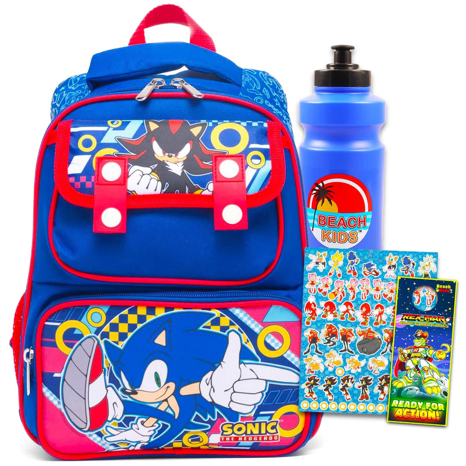 mochila infantil mochila y lonchera de sonic