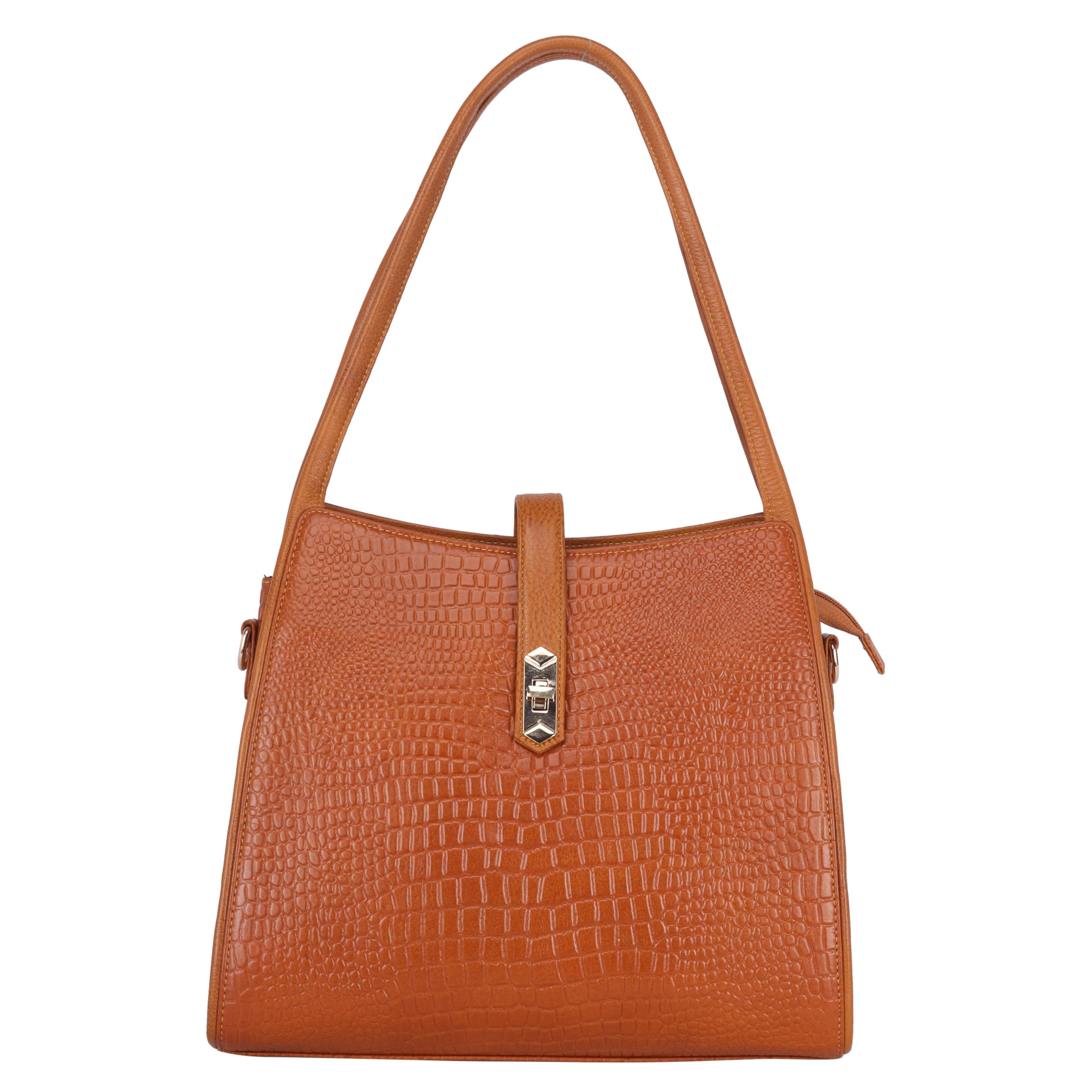 RICHSIGN LEATHER ACCESSORIES Full-Grain Natural Leather Top Handle Handbags & Shoulder Sling Bags For Women Office Branded Stylish Latest Size- L-12 X H-10 x W- 5 Inch (TAN MANGOO) (B0CQK96LSD) Amazon Price History, Amazon Price Tracker