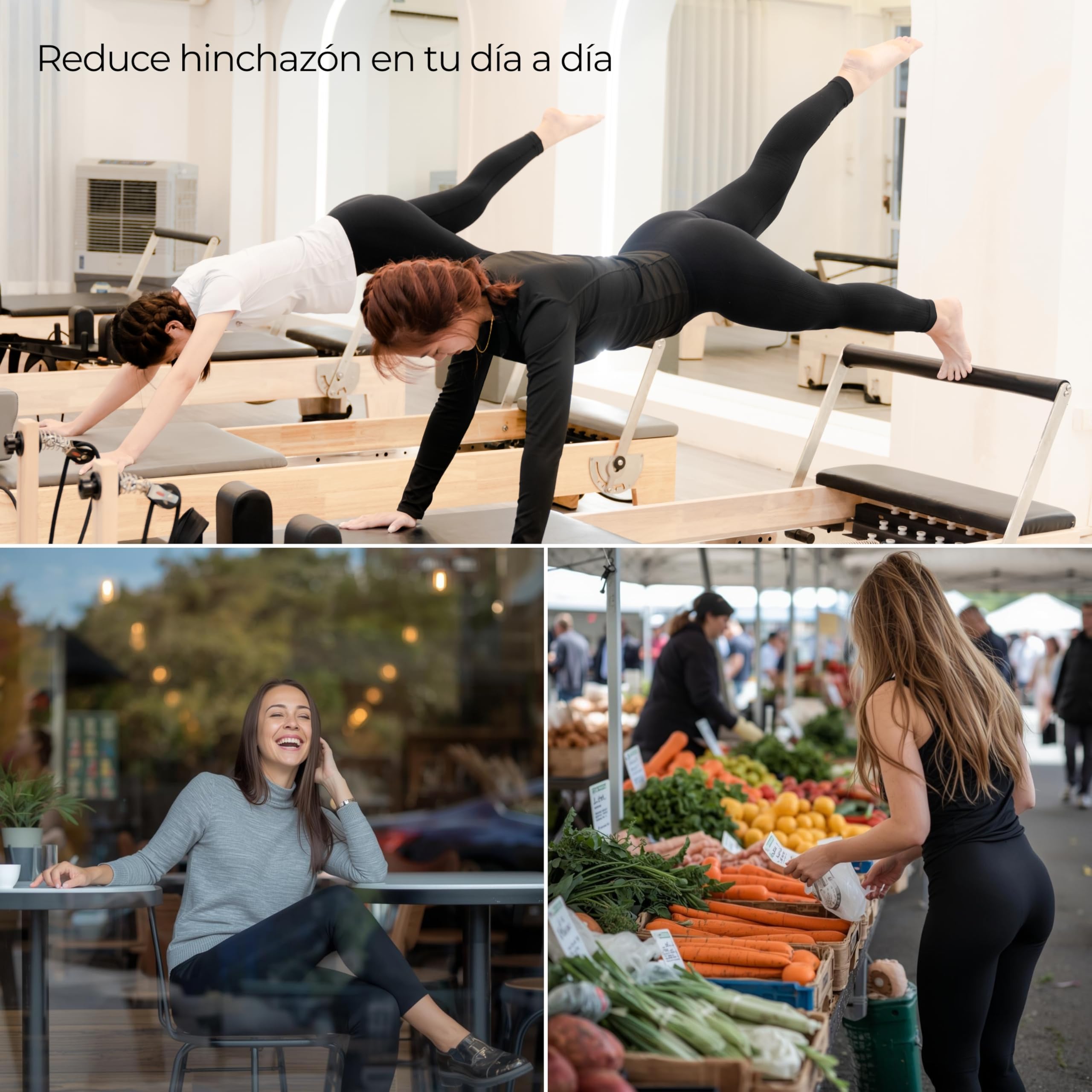 ANAISSA Leggins Mujer. Mallas Mujer Reductor. Leggins Deportivos Mujer Anticelulitis y Activador de Circulación. Mayas Deportivas Certificado Oeko-Tex y Vientre Plano. Yoga Pants Sin Costuras.