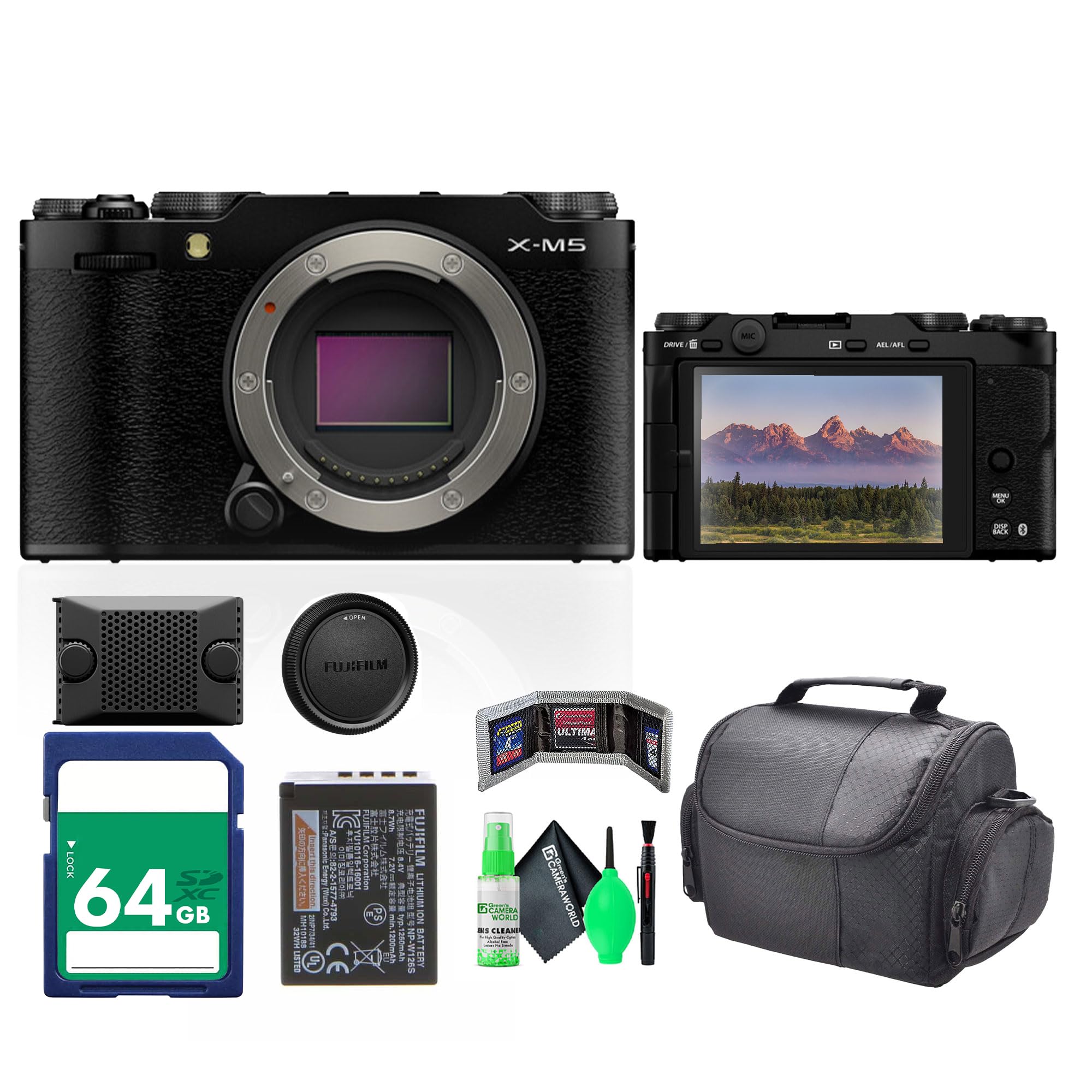 FUJIFILM X-M5 ブラック バッテリーオマケ付き 富士フイルム「X-M5」登場！ 約11年ぶりの「X-Mシリーズ」新モデル