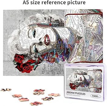 Amazon.co.jp: ジグソーパズル 1000ピース マリリンモンロー 木製