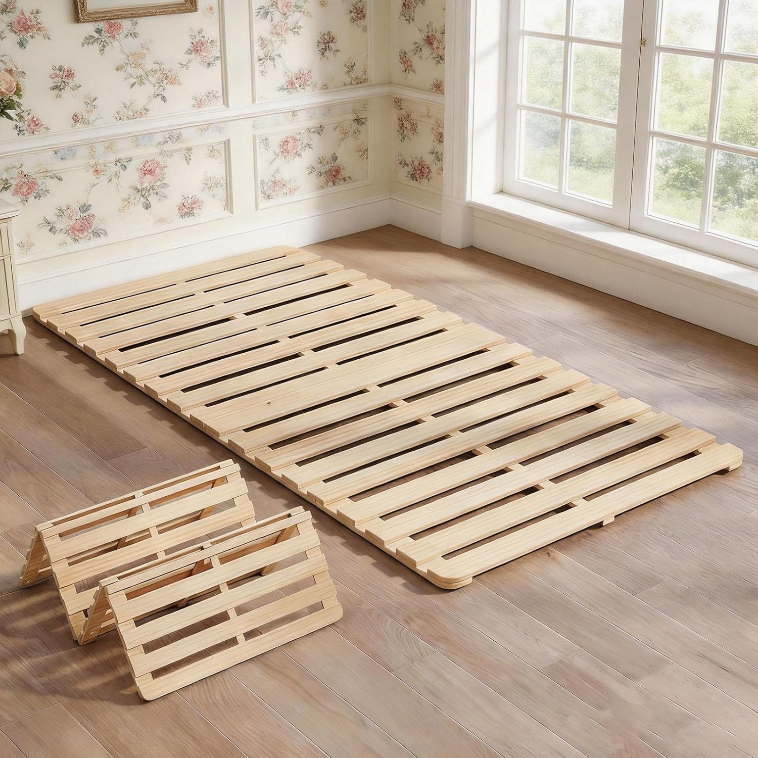 Foldable Tatami Futon Floor Bed Frame clean product view