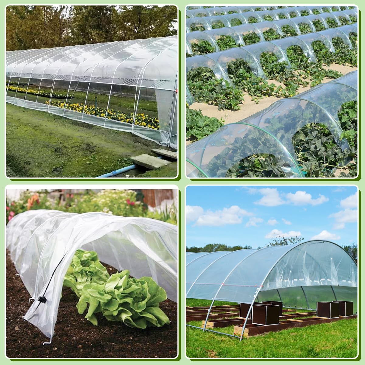 Nailon Per Serra Telo Per Serra Giardino 2x5m - Resistente UV E