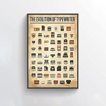 1000 Pieces Jigsaw Puzzle Writer Evolution of Typewriter Mural Props Toys School Supplies Wooden Puzzle Family Decorations Unique Birthday Present
