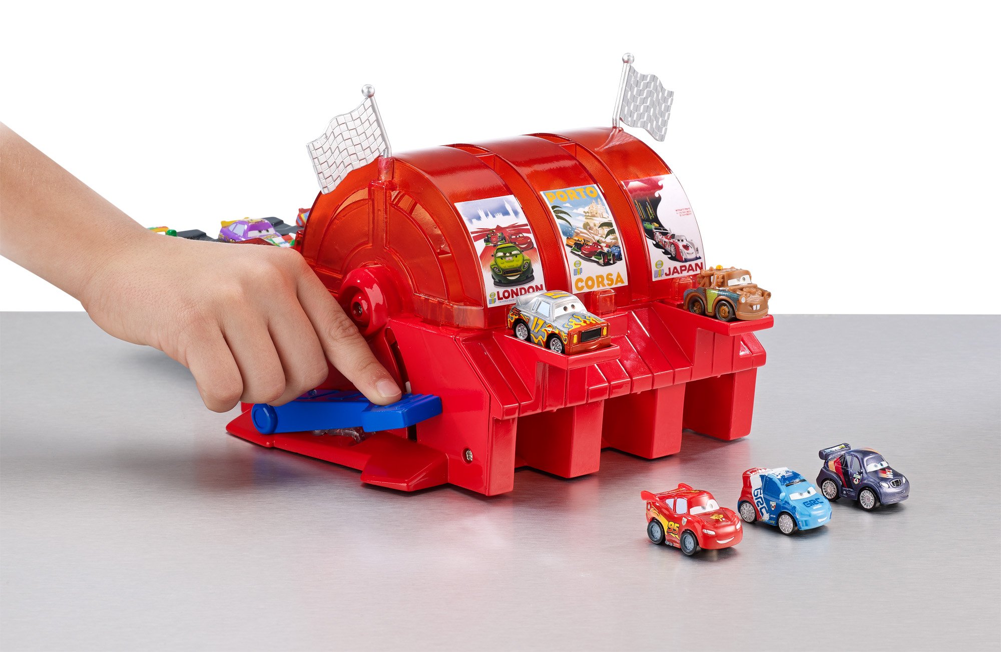 Disney/Pixar Micro Drifters World Grand Prix Multi Car Launcher