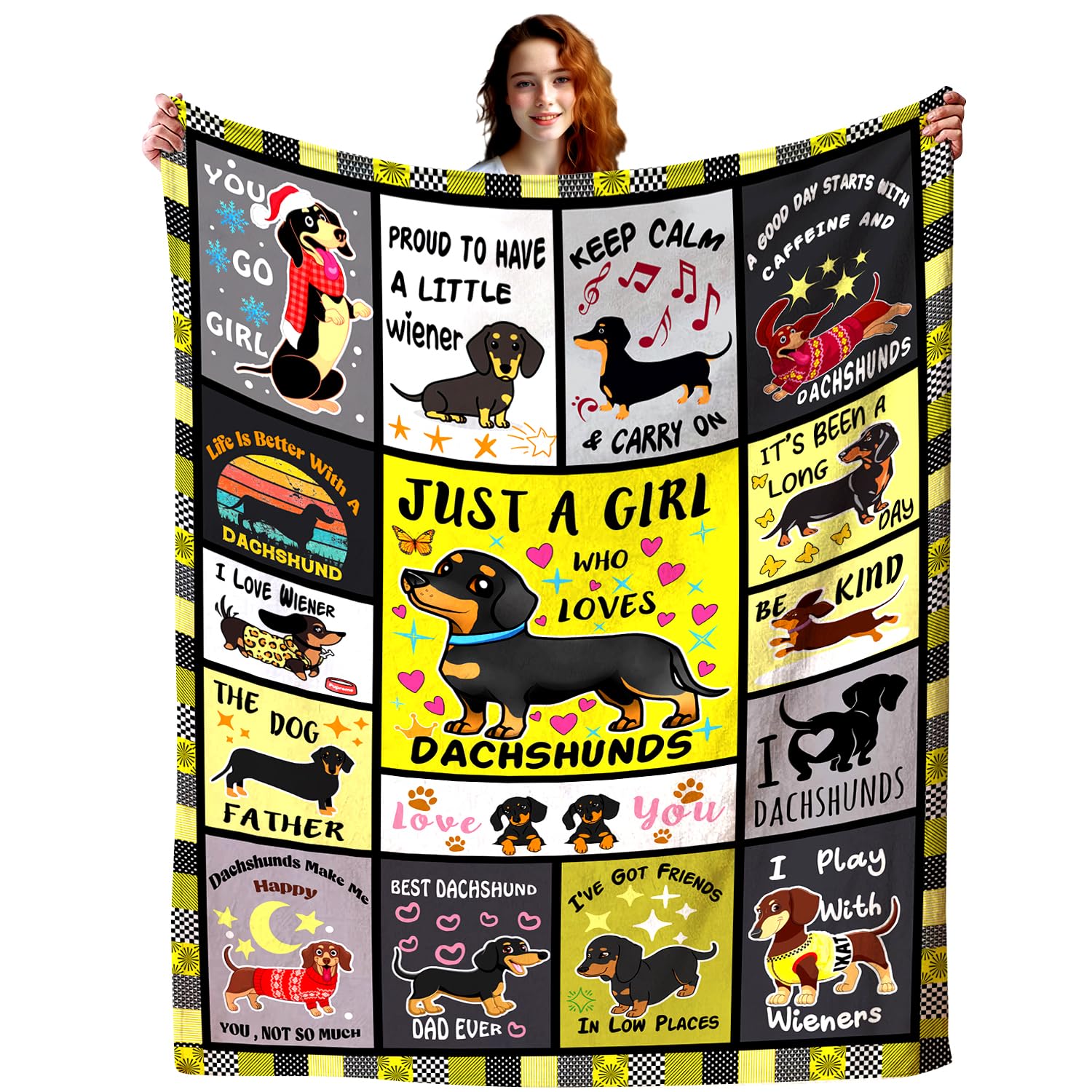 Manta De Perro Salchicha Para Bebés, Niños, Adolescentes, Ad | Envío Gratis