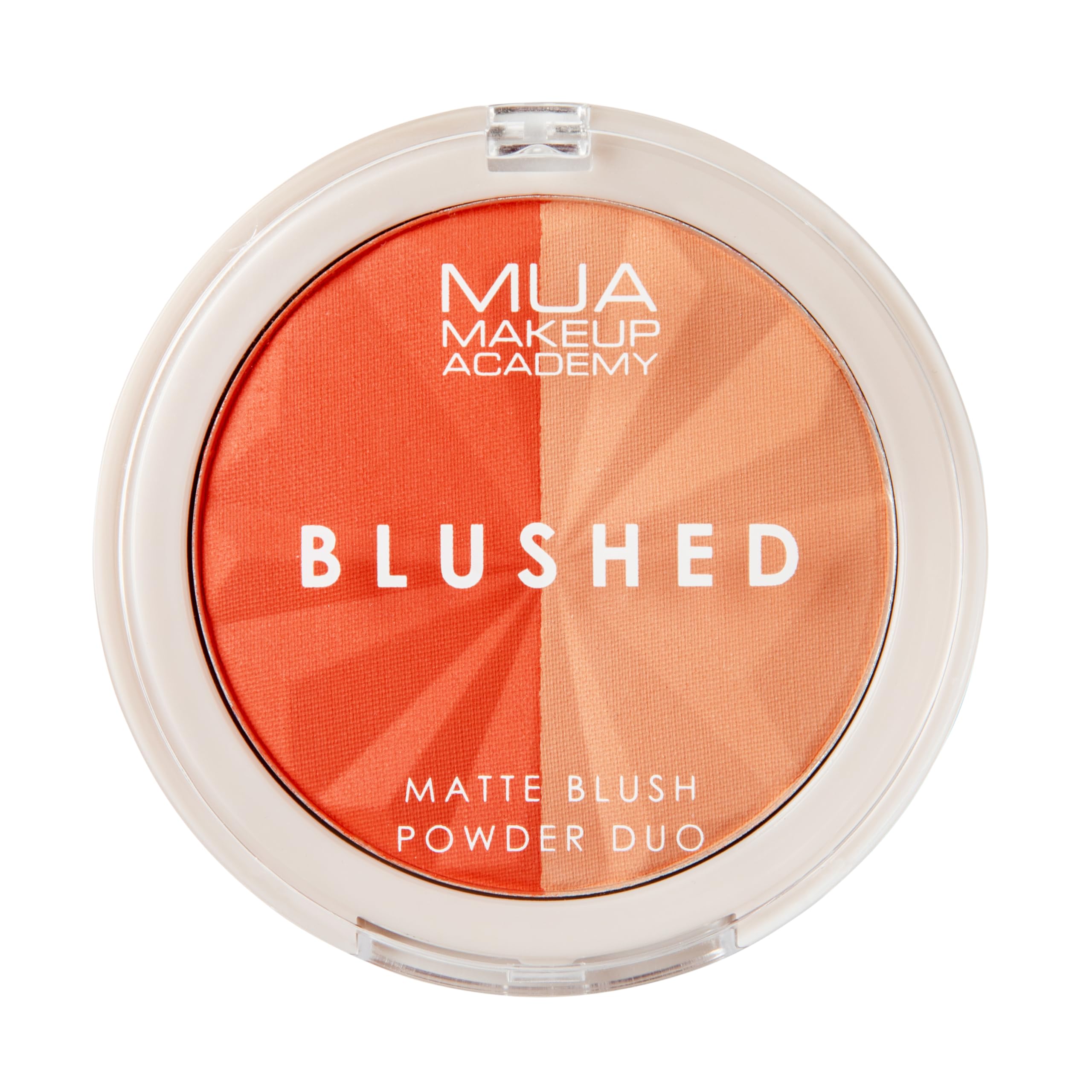 MUA Makeup Academy Blushed Duo, Clementine, Powder Blusher for Cheeks, Face & Eyes - Vegan & Cruelty Free (Pack of 1)