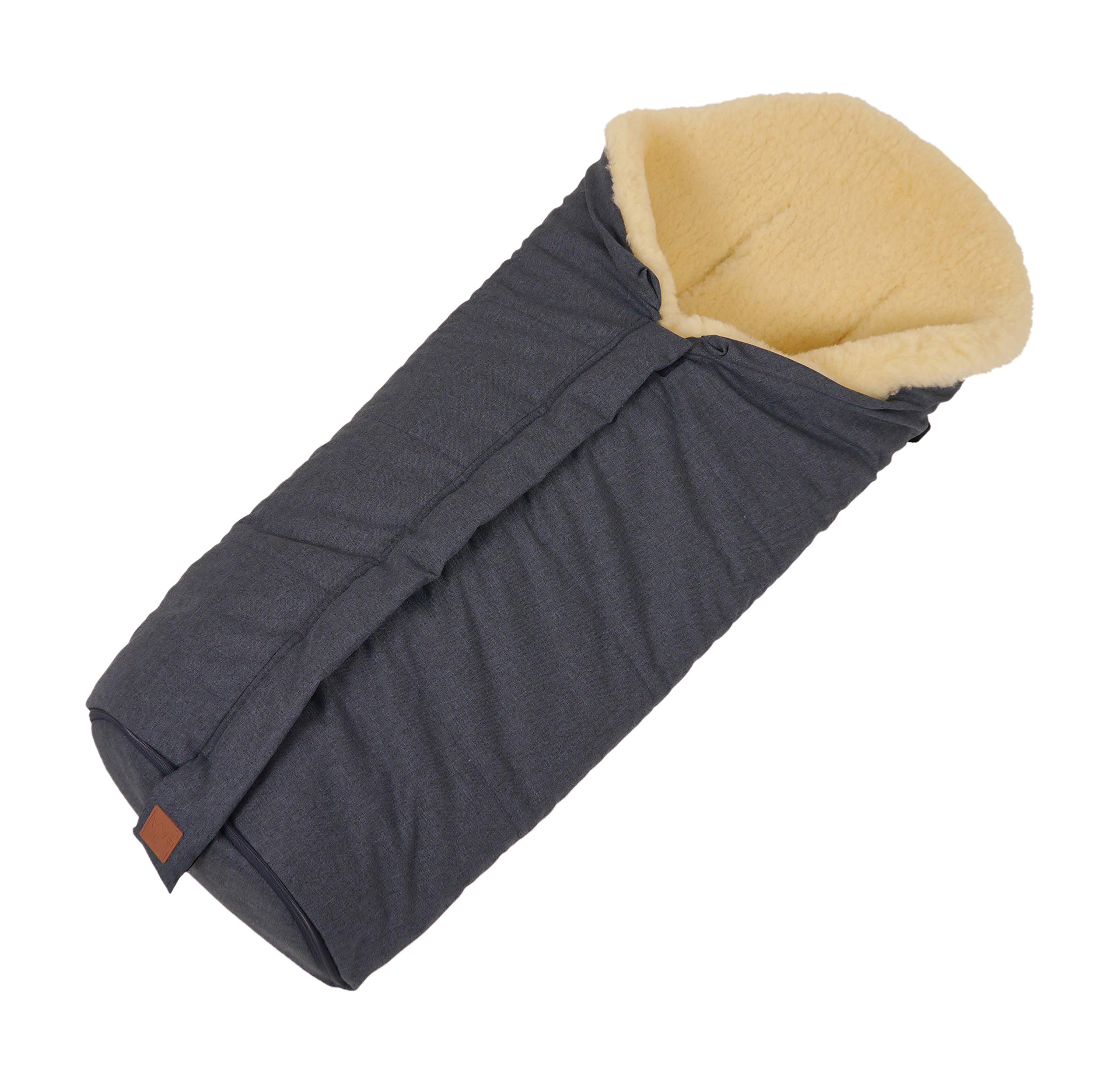 Kaiser 6721272 - Saco de abrigo para cochecito (tamaño grande), color azul