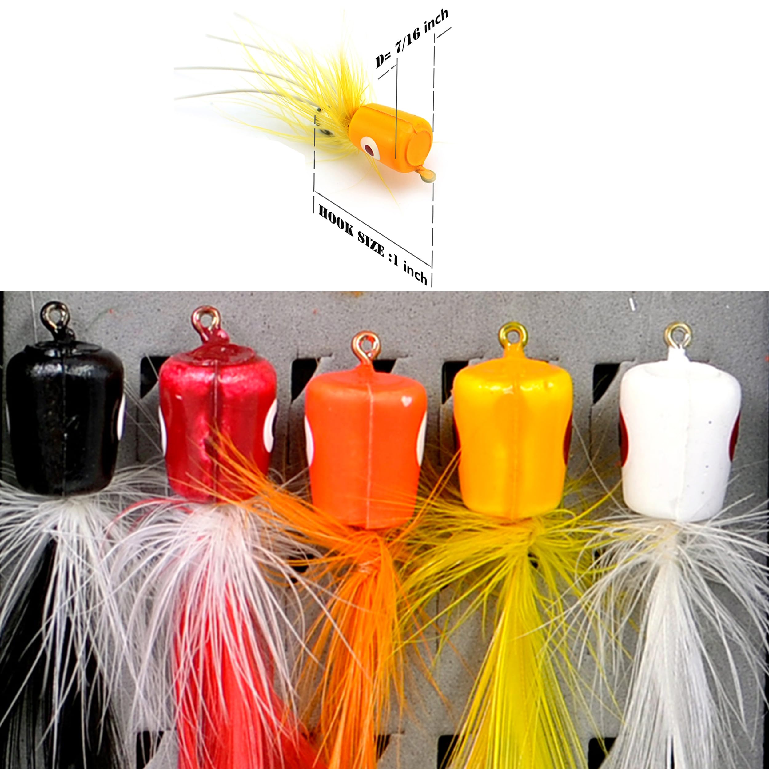 Pop21 - Kit de moscas para pesca con mosca