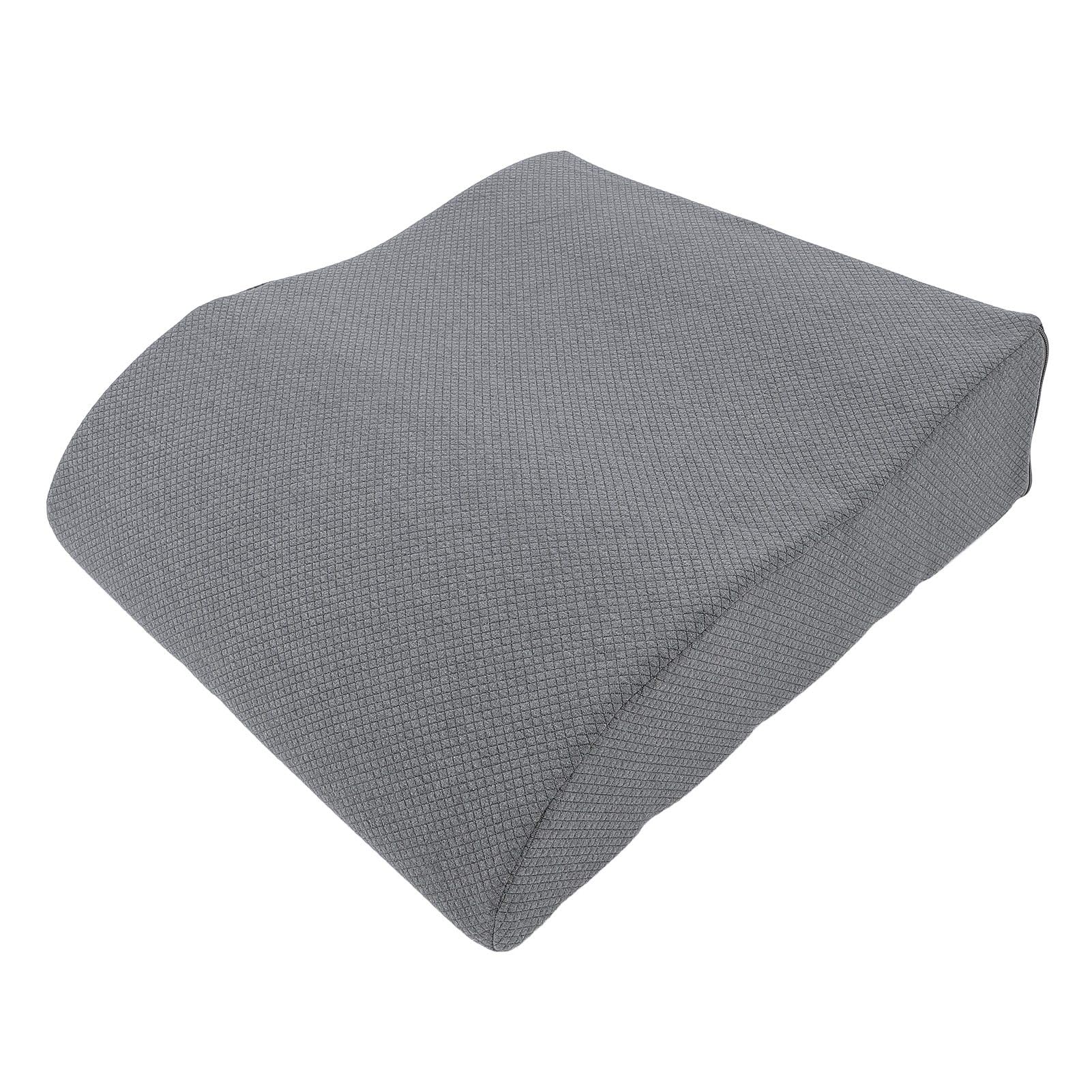 Luocute Almohada de Elevación de Piernas, Almohada de Espuma Viscoelástica para Piernas, Soporte para Rodillas en Forma de S, Cojín de Espalda Baja con Funda Extraíble Lavable, Almohada