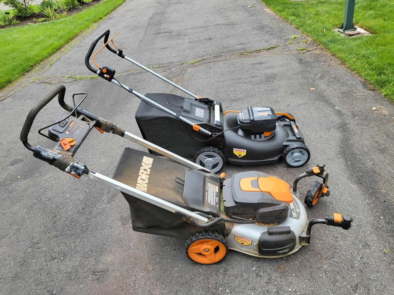 Worx WG779 40V Lawn Mower on Amazon