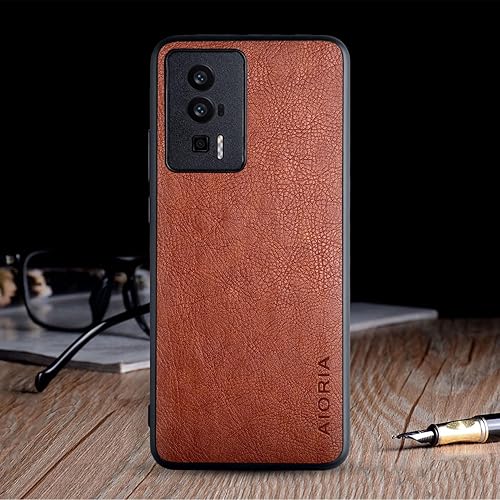 Vista 40 de Para Xiaomi Redmi Note 12 Pro Plus Case, 6.67 "Pantalla Premium PU Cuero Cover Retro Business Design Funda protectora completa para Xiaomi Redmi