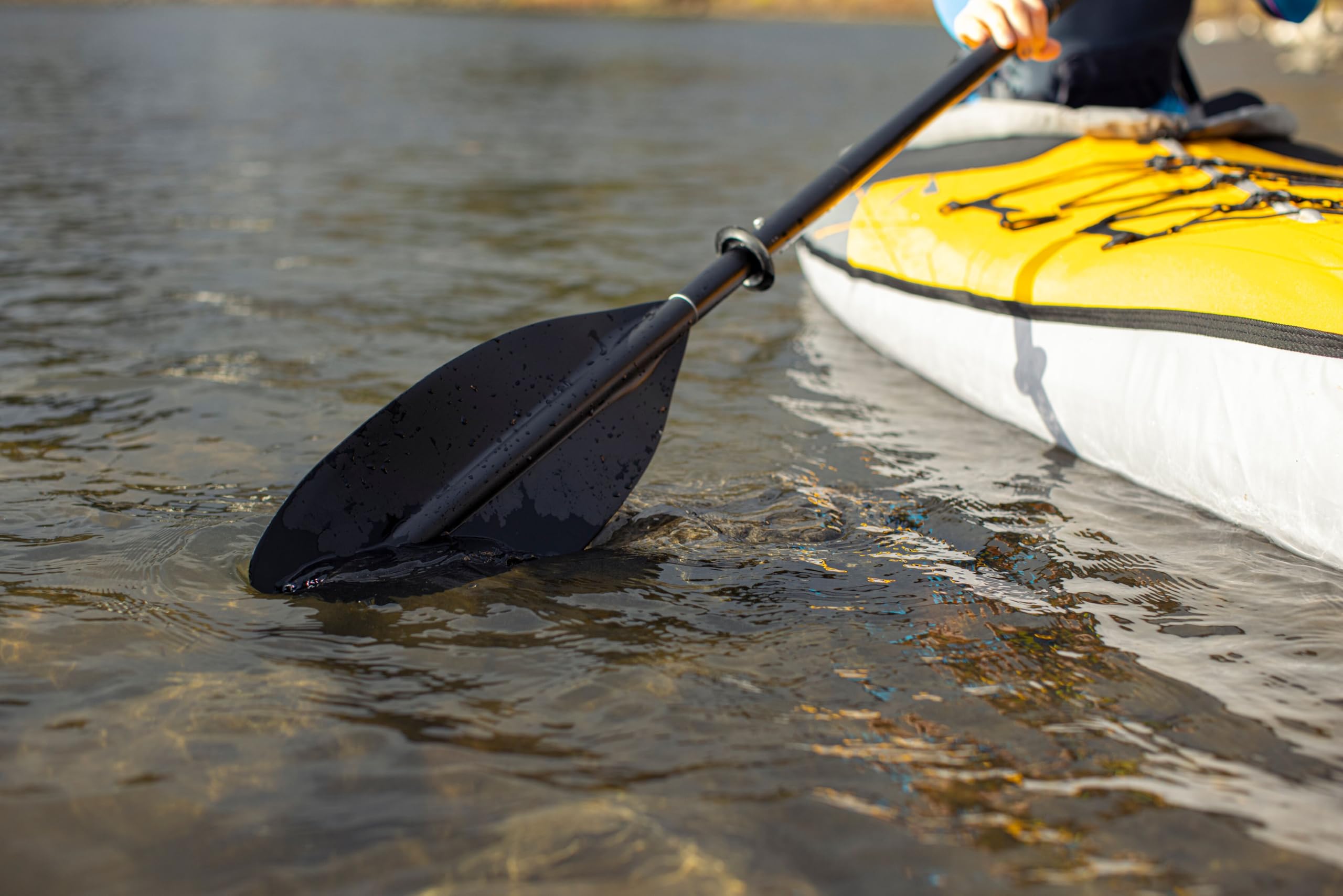 Advanced Elements Touring 4-Part Paddle Pagaia per Kayak, Nero
