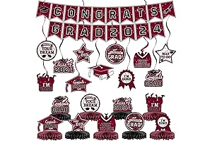 21 Pieces Graduation Party Decorations Class of 2024