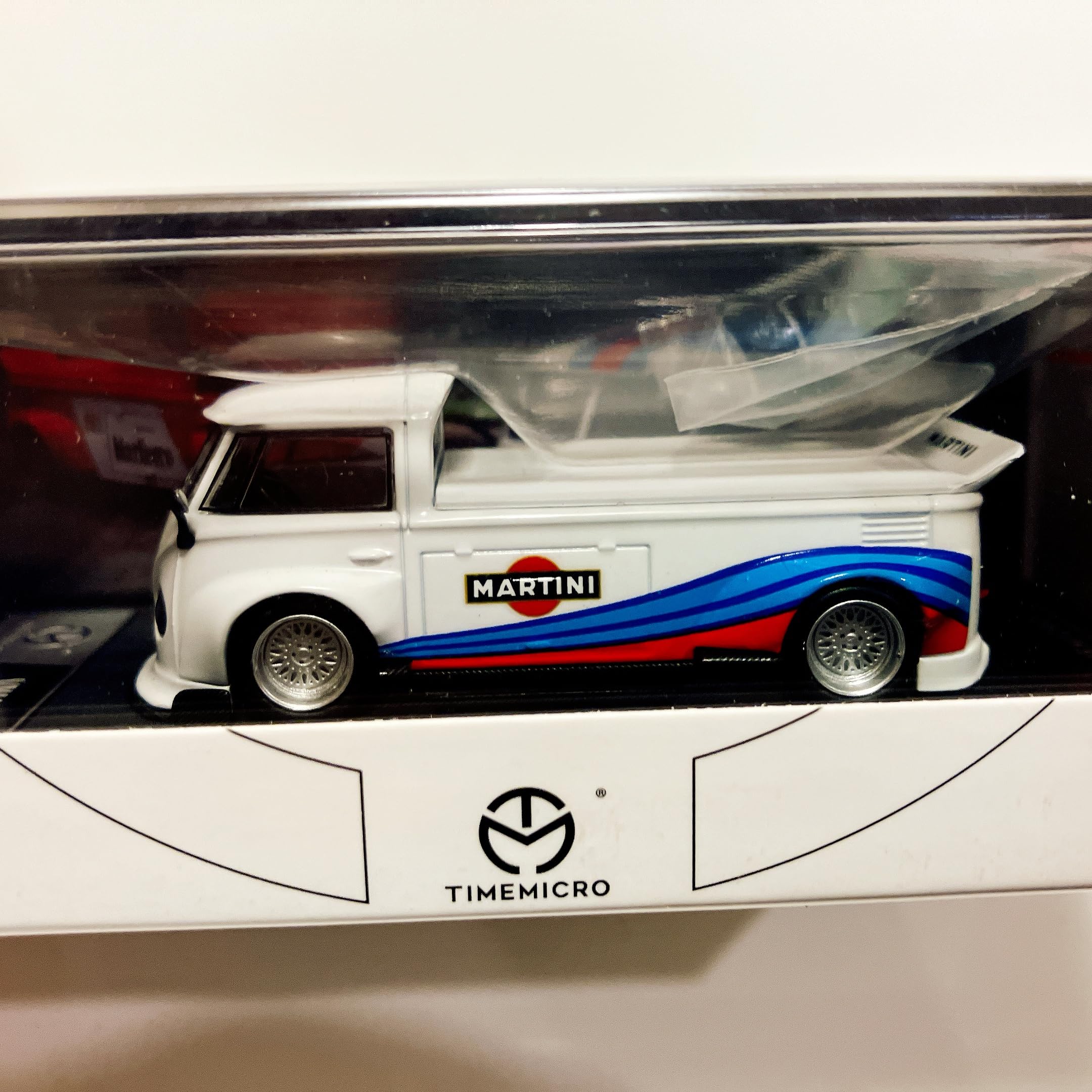 TIMEMICRO 1/64(改) フォルクスワーゲン VW T1 ピックアップ　アルミ深リム TIMEMICRO 1⁄64(改) VWT1 フォルクスワーゲン ティファニーブルー