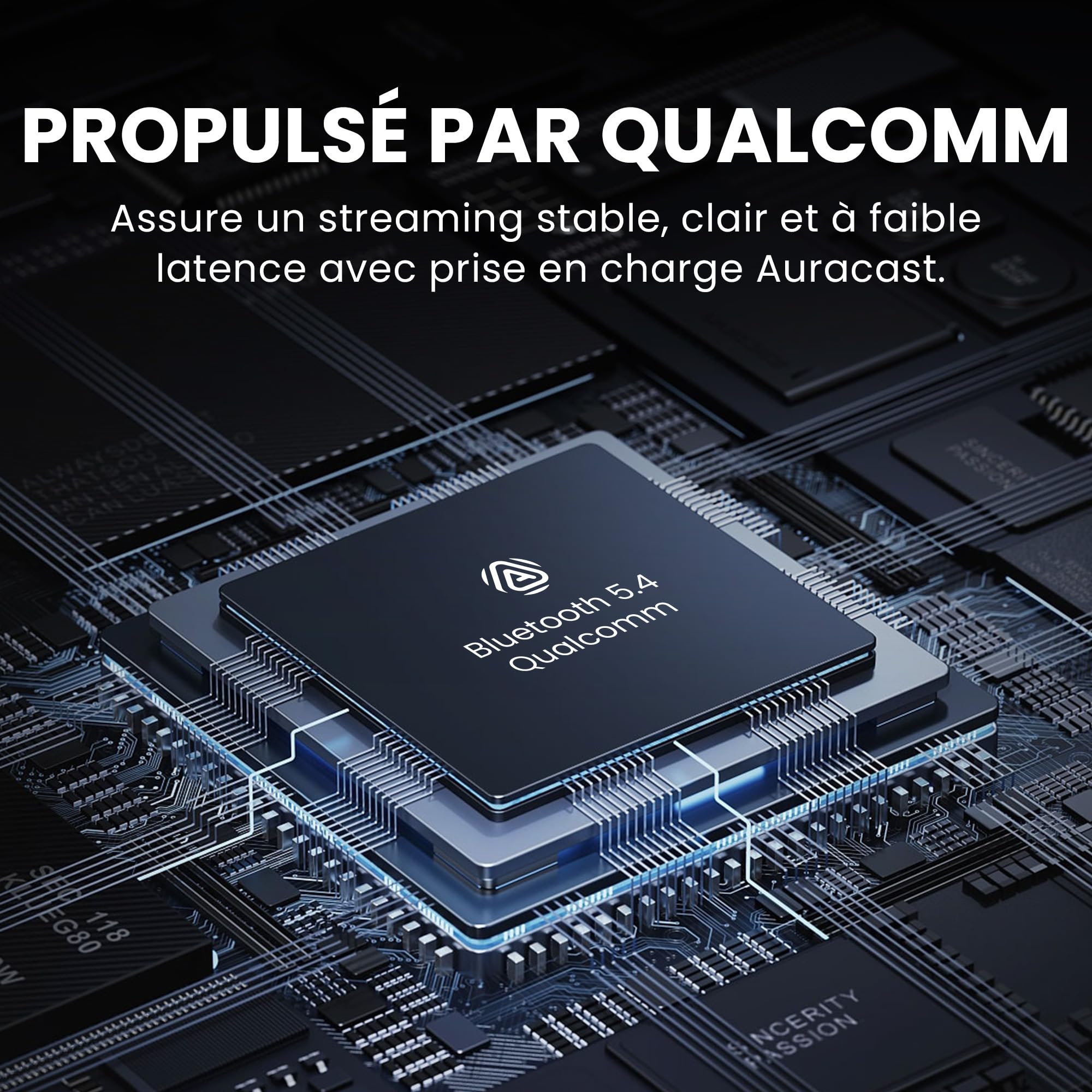 Avantree C82 Aura – Émetteur Audio Auracast avec Modes Privé et Public, Diffusion Multi-Appareils Auracast, Bluetooth 5.4 Qualcomm, Mise à Jour du Firmware, Adaptateur USB-C pour PC, Mac et Téléphones