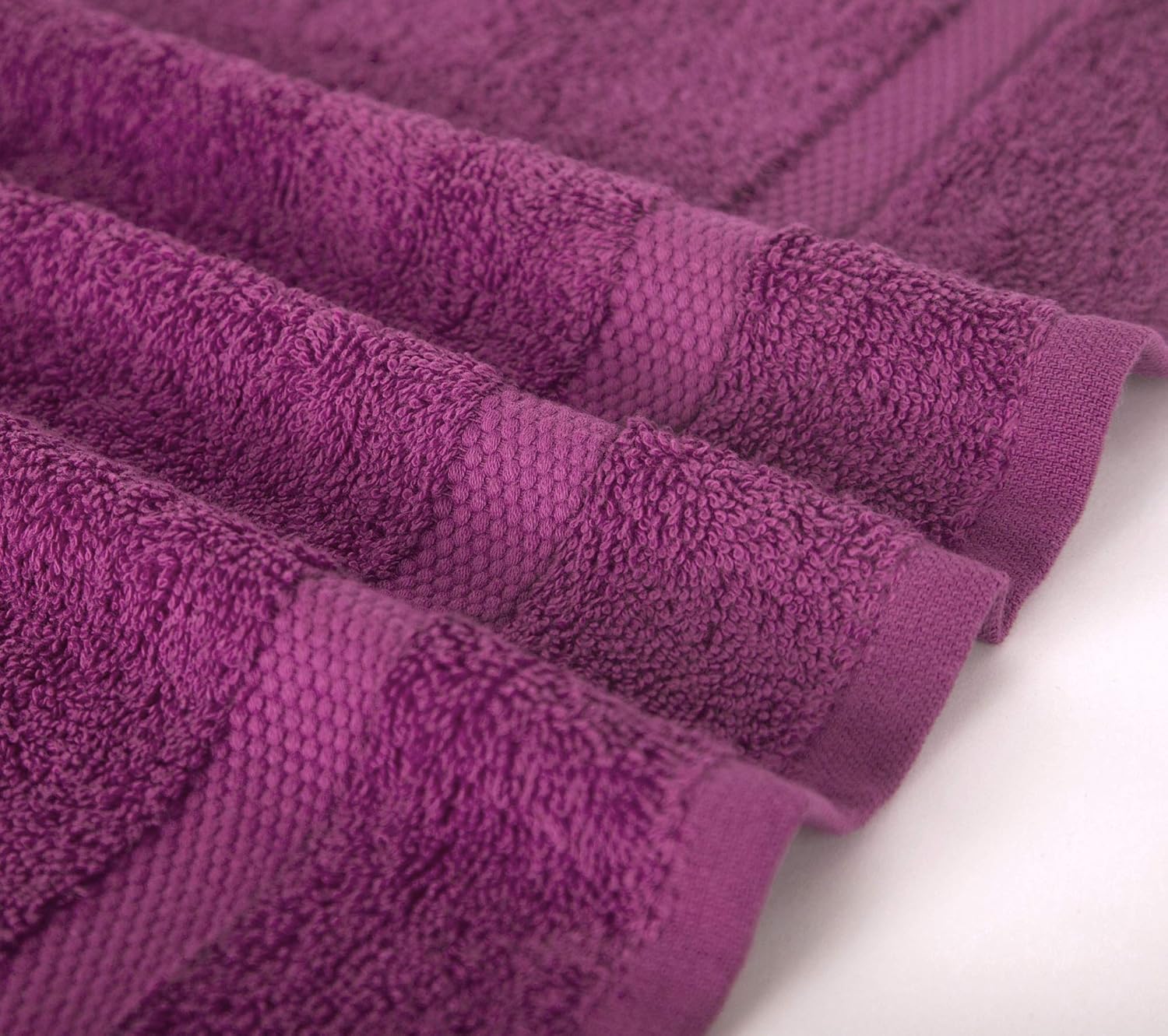 Pleasant Home 6 Pack Hand Towels Set – 16” x 28” - 100% Cotton - 580 GSM – Lightweight Soft & Absorbent – Durable (Violet) : Home & Kitchen