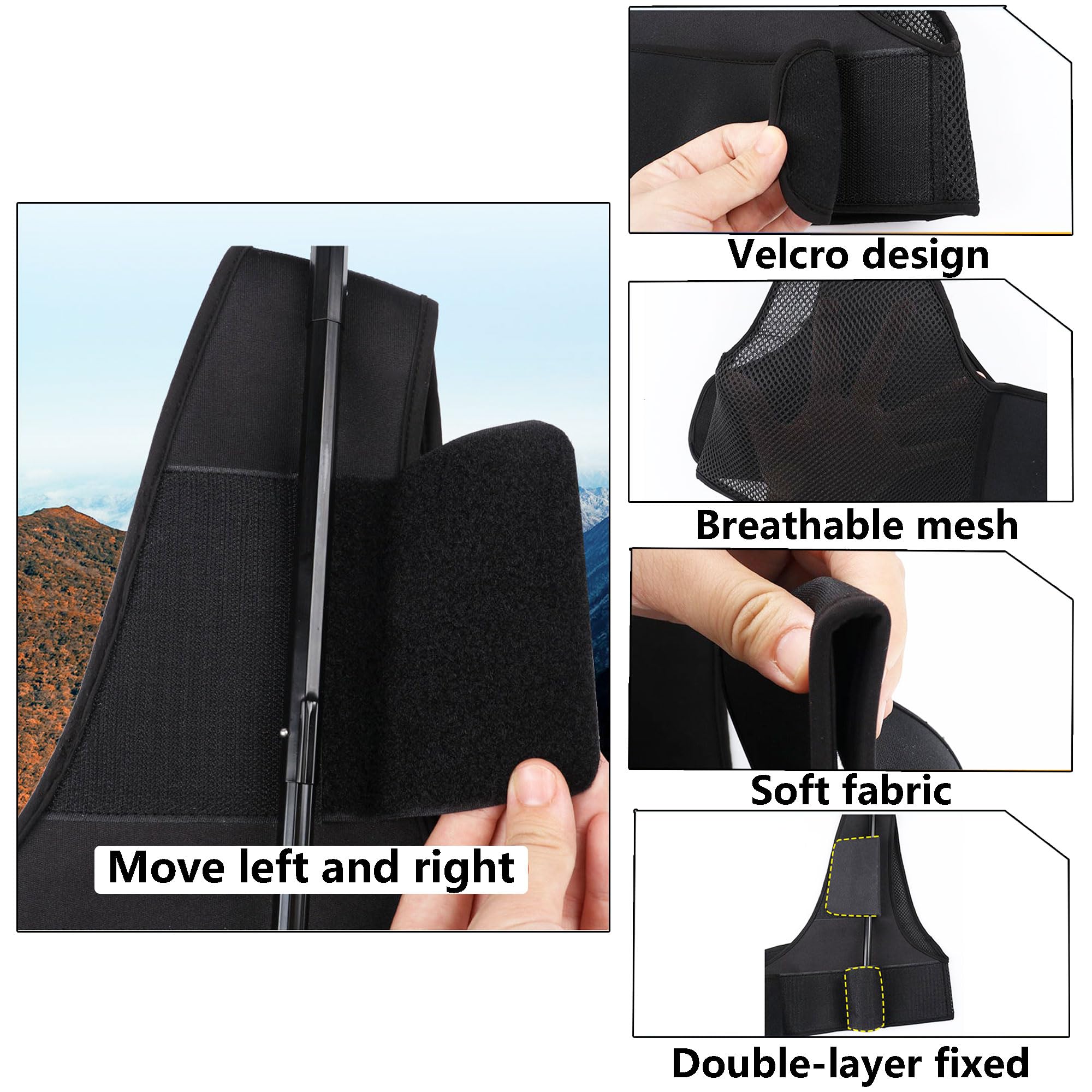 Sangle de Support de Parapluie Mains Libres Portable pour Parapluies Pliants